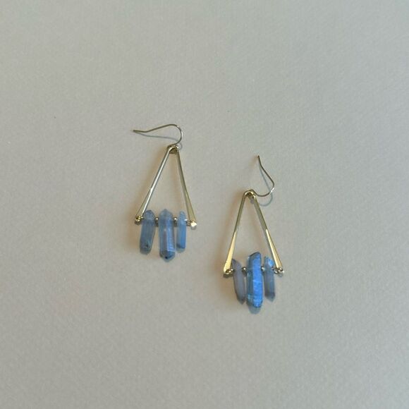 Free People Jewelry - Crystal drop earrings M758